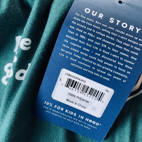 LIFE IS GOOD Men's Lounge/Pajama Pant NWT Size Large - Picture 2 of 7